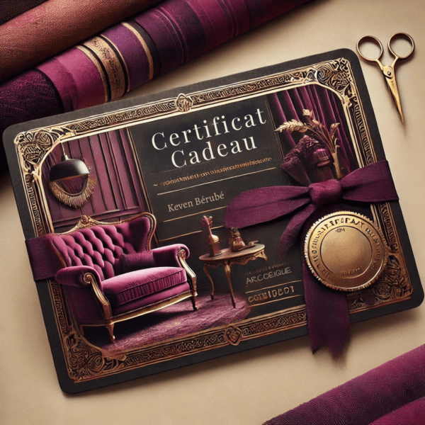 Certificat cadeau de 10 à 100$